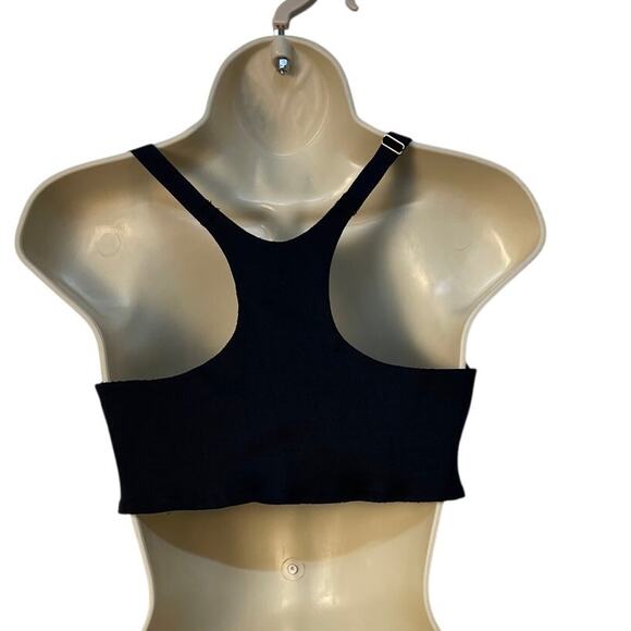 Soma Black Vanishing Back  Front Clap Racerback Bra Average Coverage 34DD - Picture 2 of 8